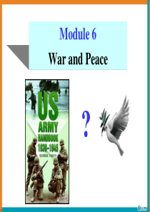 英语选修6Module 6课件 Introduction and reading2