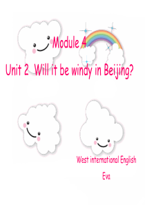 外研社 (三起)第四册小学四年级 module4 unit2