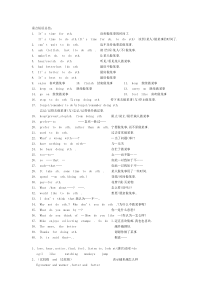中考英语译林版重点短语直接打印版