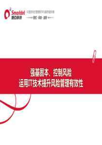 慧点科技强基固本、控制风险运用IT技术提升风险管理有