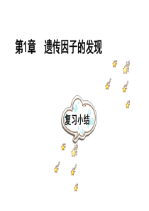 高中生物必修二第一章复习课件.ppt