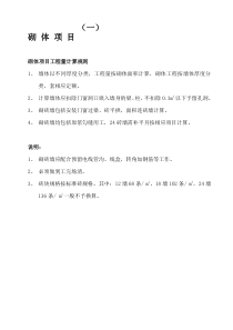 建筑工程施工工人劳动定额