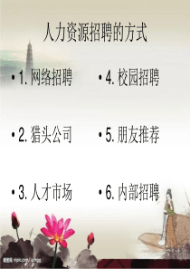 人力资源招聘的方法.ppt