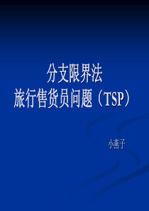 分支限界法——TSP问题