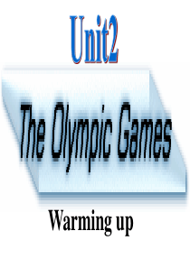 人教-必修2-Unit-2-The-Olympic-Games-warming-up及知识点(共22