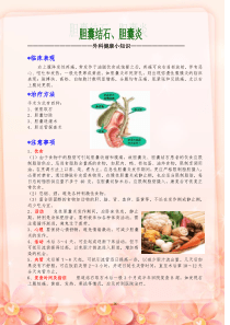 胆囊结石、胆囊炎患者健康教育