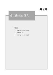 SQL注入