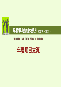 吴桥总体规划成果交流