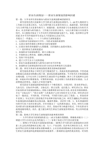 职业生涯规划的影响因素