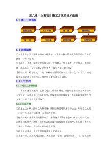第八章  主要项目施工方案及技术措施