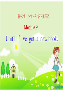 新标准英语第二册M9U1 Ive got a new book