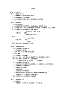 72语言学概论讲义   大学考试复习资料