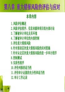 第8章风险评估与应对