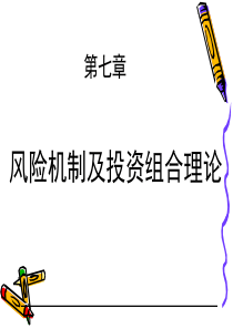 第七章风险机制