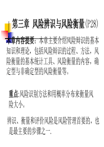 第三章风险辨识与风险衡量(改)