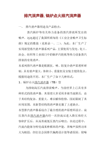 排汽消声器说明