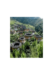 覆盖了完整的土楼群建筑样式