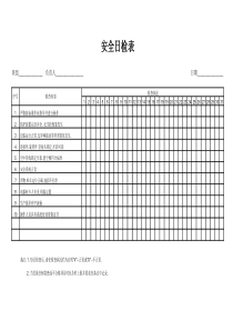 班组安全绿十字