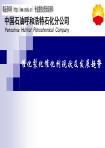 中国石油呼和浩特石化分公司催化裂化催化剂现状及发展趋势（PPT37页）