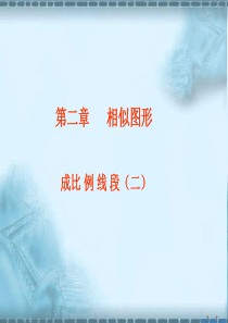 《成比例线段》ppt课件