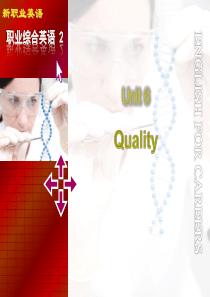 新职业英语第二版基础篇Unit6