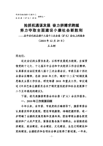 XXXX年全委扩大会报告(最终定稿——印刷稿)