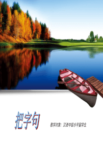 把字句教学课件