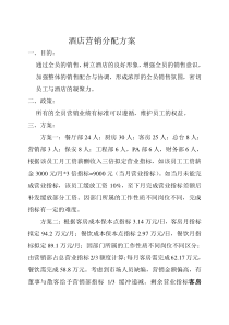 全面营销方案