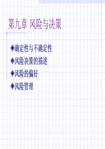 风险与决策