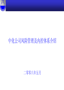 中化国际风险管理及内控体系