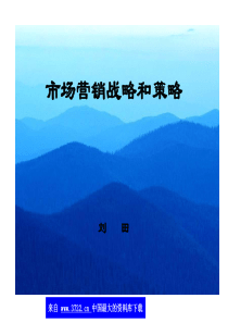 酒店营销策划全集-市场营销战略和策略(ppt-71)