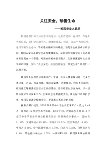校园安全论文