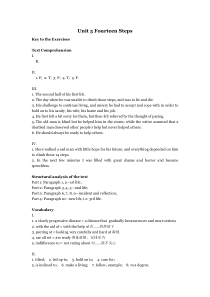 2-Unit5-Fourteen-Steps答案综合教程二