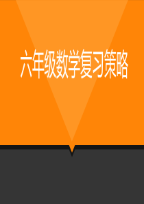 六年级数学复习策略ppt