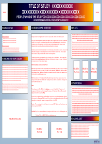 科研研究海报模板