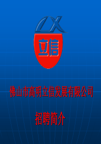 佛山市高明立信发展有限公司企业简介