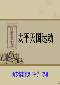 F-2010年山东省优质课评选：第11课《太平天国运动》课件2(新人教必修一)