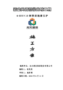 抛撑方案
