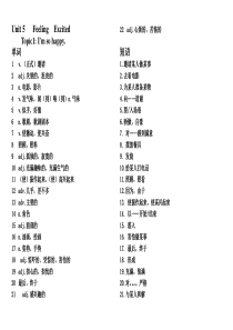 八年级下册英语复习笔记