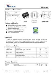 小米移动电源用的MOS管2418E封装sot23-6