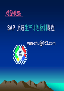 SAP_PP模块培训经典教材