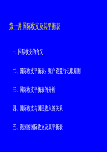 国际金融课件 姜波克 001国际收支及其平衡表