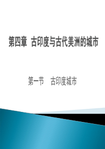 第四章 古印度与古代美洲的城市