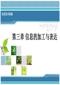 文本信息加工和表达