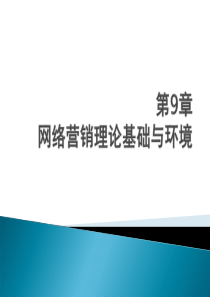 第9章 网络营销理论基础与环境