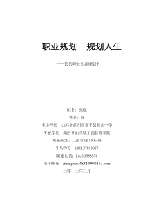 73职业生涯规划书