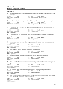 5学原理》(微观)第五版测试题库-(14)