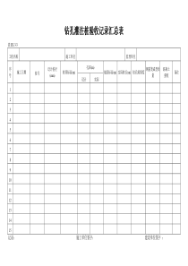 钻孔灌注桩验收记录表