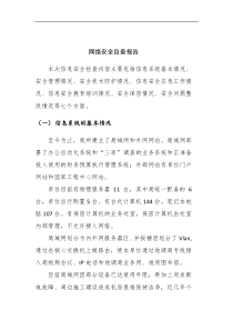 单位网络安全自查报告