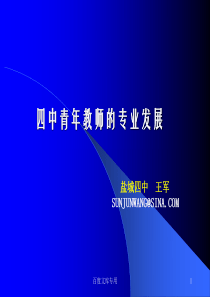 四中青年教师的专业发展